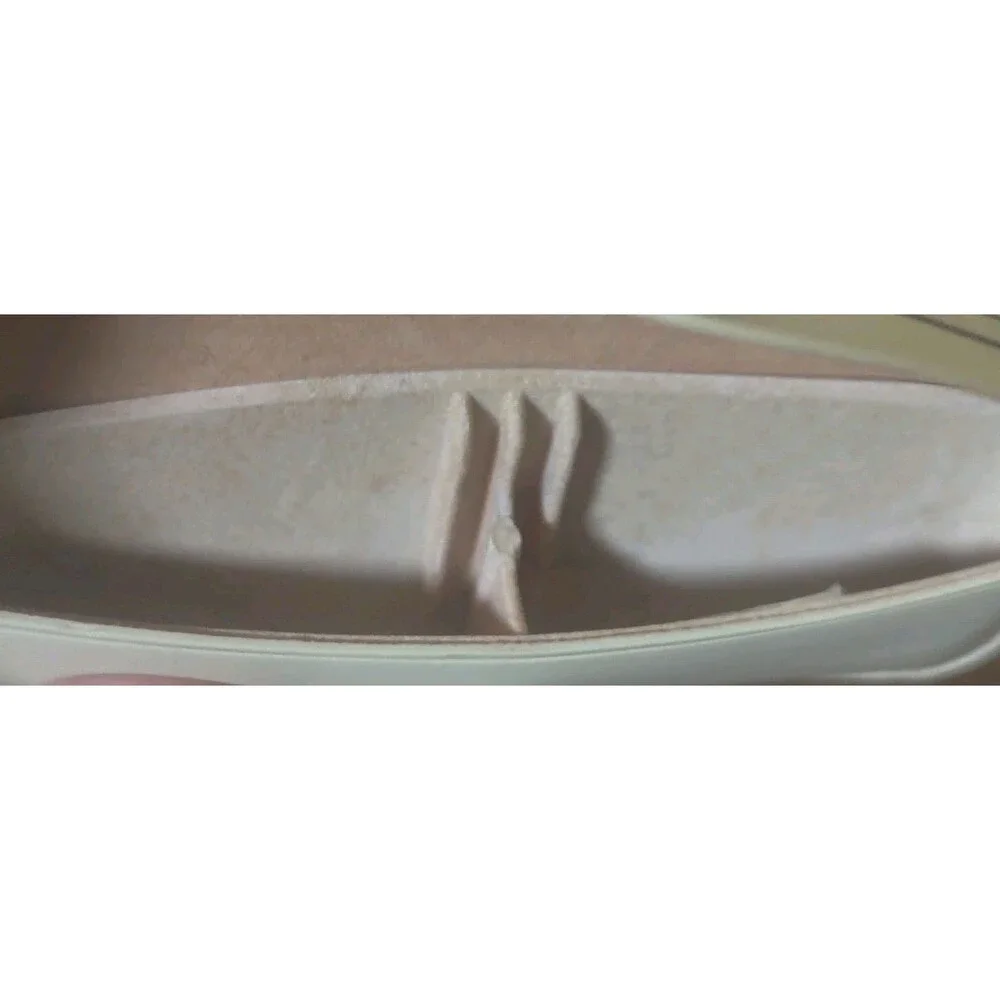 Vintage 1950s Beige Childrens Eyeglass Case w/ Holographic Cartoon 5.5